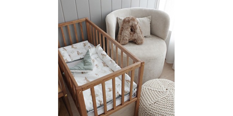 Woodies BEDSIDE CRIB tremmeseng - vintage