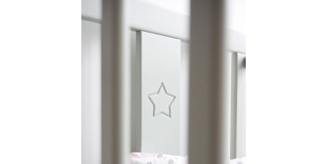 Woodies STAR COT tremmeseng - white