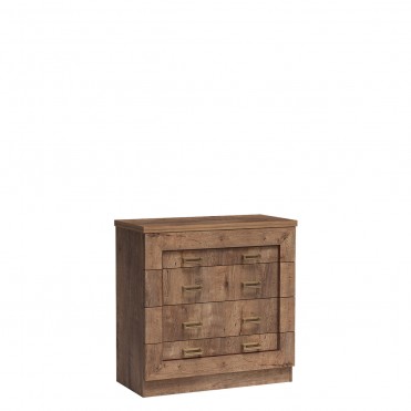 Kommode i træ farve 90 cm bredt i retro stil